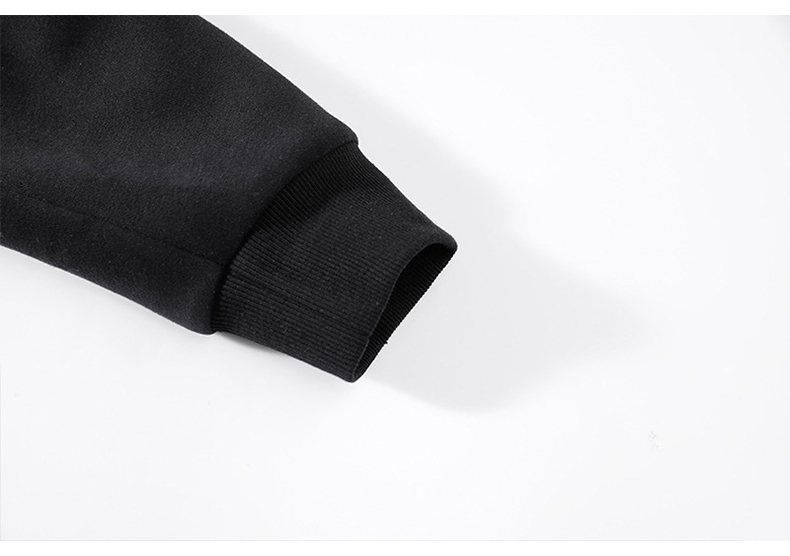 Sweat à capuche zippé rétro pour homme – Sweat-shirt oversize avec poche, doublure polaire légère, style streetwear décontracté pour l'automne et l'hiver_voghion.com