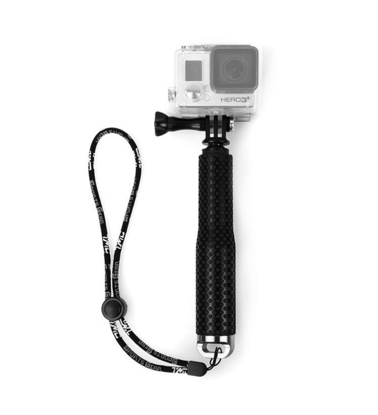 Music Festival 19 Portable Extendable Monopod Handheld Pole SP Waterproof Anti-slip Bumping Handle Selfie Stick for Gopro Action Sports_voghion.com