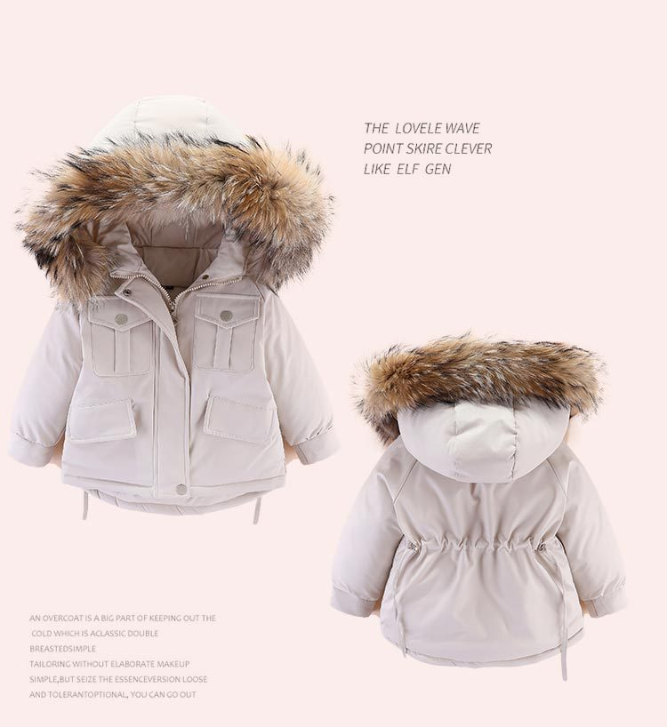 Îmbrăcăminte pentru copii, costum de iarnă nou pentru copii, costum de puf pentru sugari și copii mici, set din două piese, stil băieți, costum de fetiță, salopetă_voghion.com