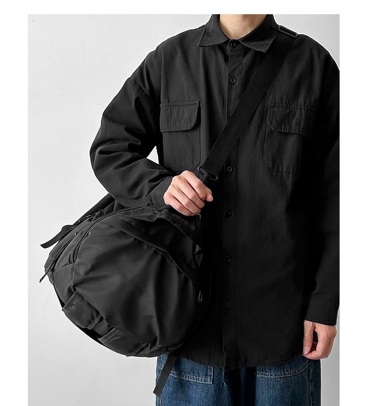 Sport Fitness Single Shoulder Crossbody Dual-Use Große Kapazität Arbeitskleidung Wasserdichter Rucksack Wandern Laptoptasche_voghion.com