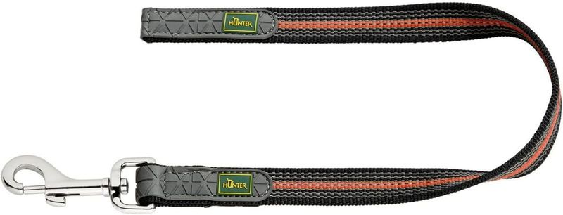 Visby Super Grip Griffiger Kurzführer Für Hunde, Schwimmfähig Und Reflektierend, Orange, 20/50_voghion.com