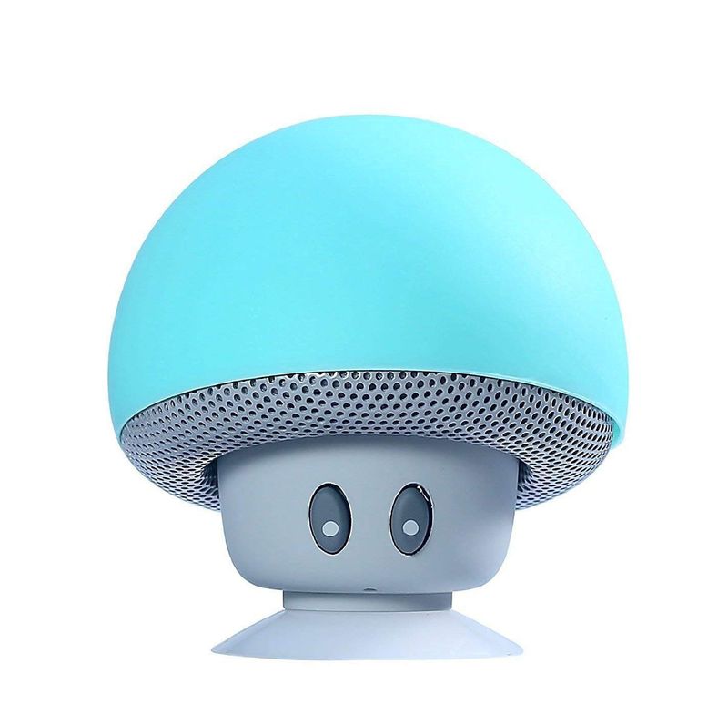 In Stock Mini Head Bluetooth Portable Phone Stand Mushroom Gift Wireless Small Speaker_voghion.com