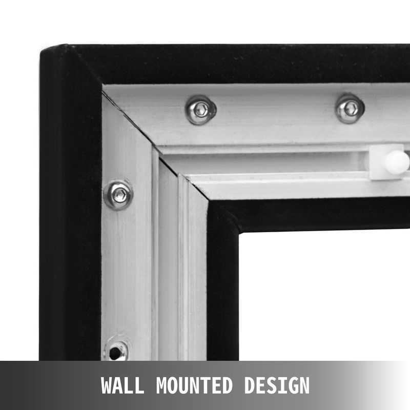VEVOR Projection Screen 120inch 16:9 Movie Screen Fixed Frame 3D Projector Screen For 4K HDTV Movie Theater Home_voghion.com