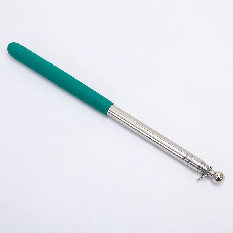 Gids vlaggenmast 1 meter 1,2 meter 1,4 meter 1,6 meter zachte rubberen hoes handvat roestvrijstalen zweep stokje rubberen zweep_voghion.com