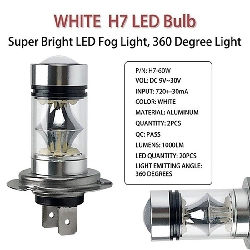 Fuzhongfu Billys Lys Sterk gjennomtrengningsevne Aluminiumslegering 12V Halogenpære Kjørehodelykt Kjøretøytilbehør_voghion.com
