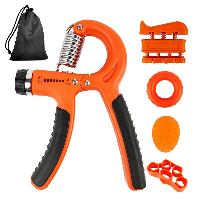 5-teiliges Handkraft-Set in Farbbox für Erwachsene und Kinder, Silikon-Griffbälle für das Handkrafttraining_voghion.com