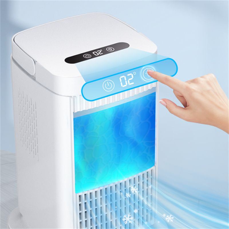 Tragbare Loftkühler Mini Klimaanlag Ventilator Kühler AC Klimaanlag 3 Gang Geschwindegkeet Loftkühler Ventilator Befeuchter fir Heembüro_voghion.com
