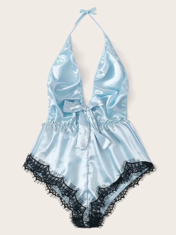 Strapless Ice Silk For Women Summer Korean Style Tempting Sexy Camisole One-piece Erotic Nightdress_voghion.com