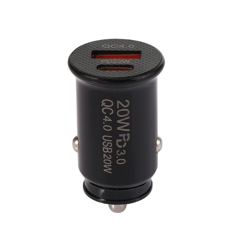 Music Festival  PD20W USD+PD mobile phone car charger Type-c suitable for ultra fast charging of Samsung phones_voghion.com