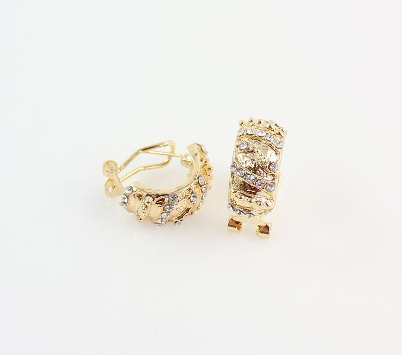 Set di gioielli con perline africane da donna Set di gioielli per bracciali con orecchini e orecchini in cristallo cz_voghion.com