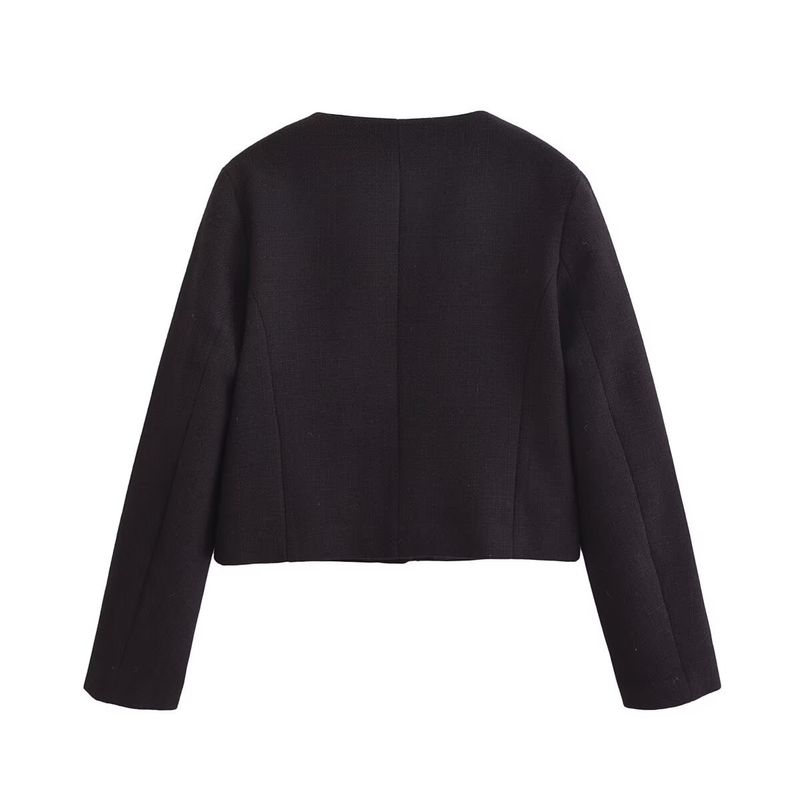 Women s clothing autumn and winter new fashionable temperament small fragrant style coarse spinning short jacket_voghion.com