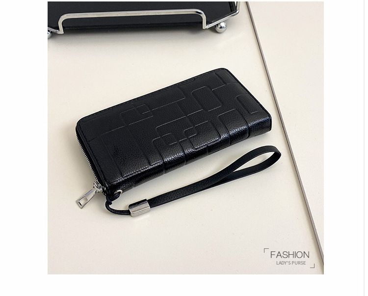 Pánský telefon s jedním zipem, velkokapacitní Zero Wallet, dlouhá kapesní taška a brašna_voghion.com