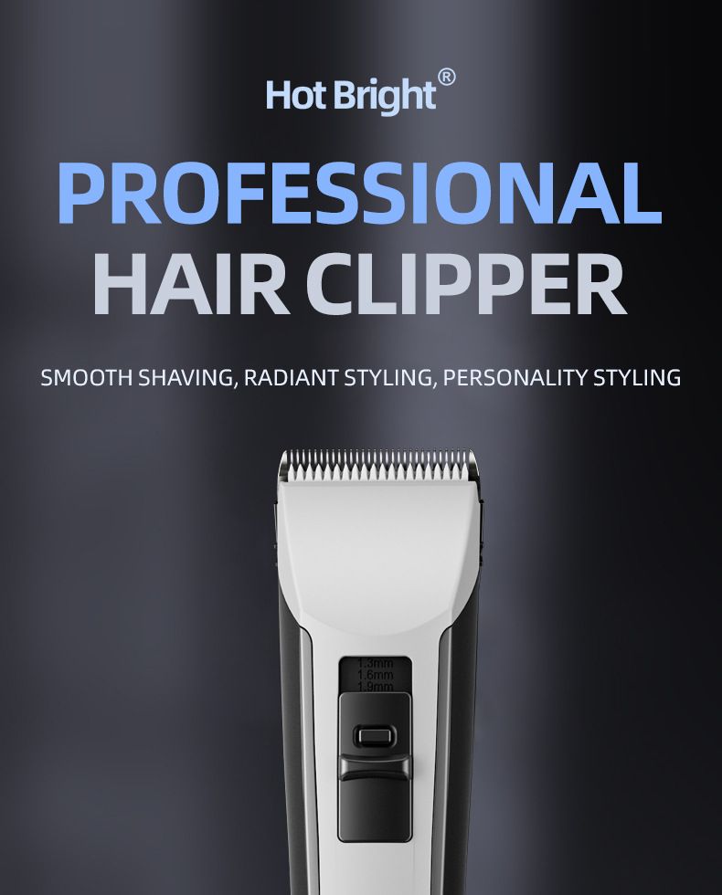 Tagliacapelli professionale senza fili 907 - Lama in lega di titanio, impostazioni regolabili, silenzioso e impermeabile per uomini, donne e animali domestici_voghion.com