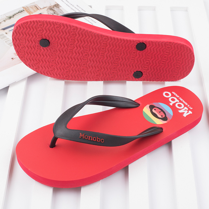 MONOBO Thailand kleiner Affe Herren Flip-Flops Sommer Strandschuhe Europäische und amerikanische Flip-Flops Casual Hausschuhe Sandalen_voghion.com