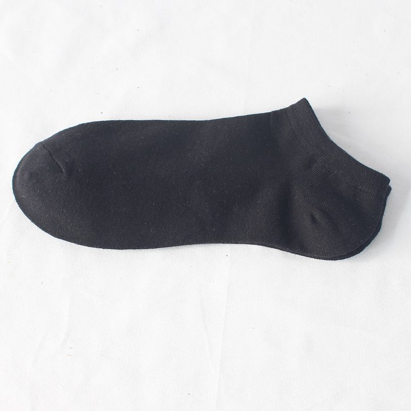Übergroße Bootssocken für Herren, dünne, einfarbige Socken, feuchtigkeitsableitende Baumwollsocken und Söckchen_voghion.com