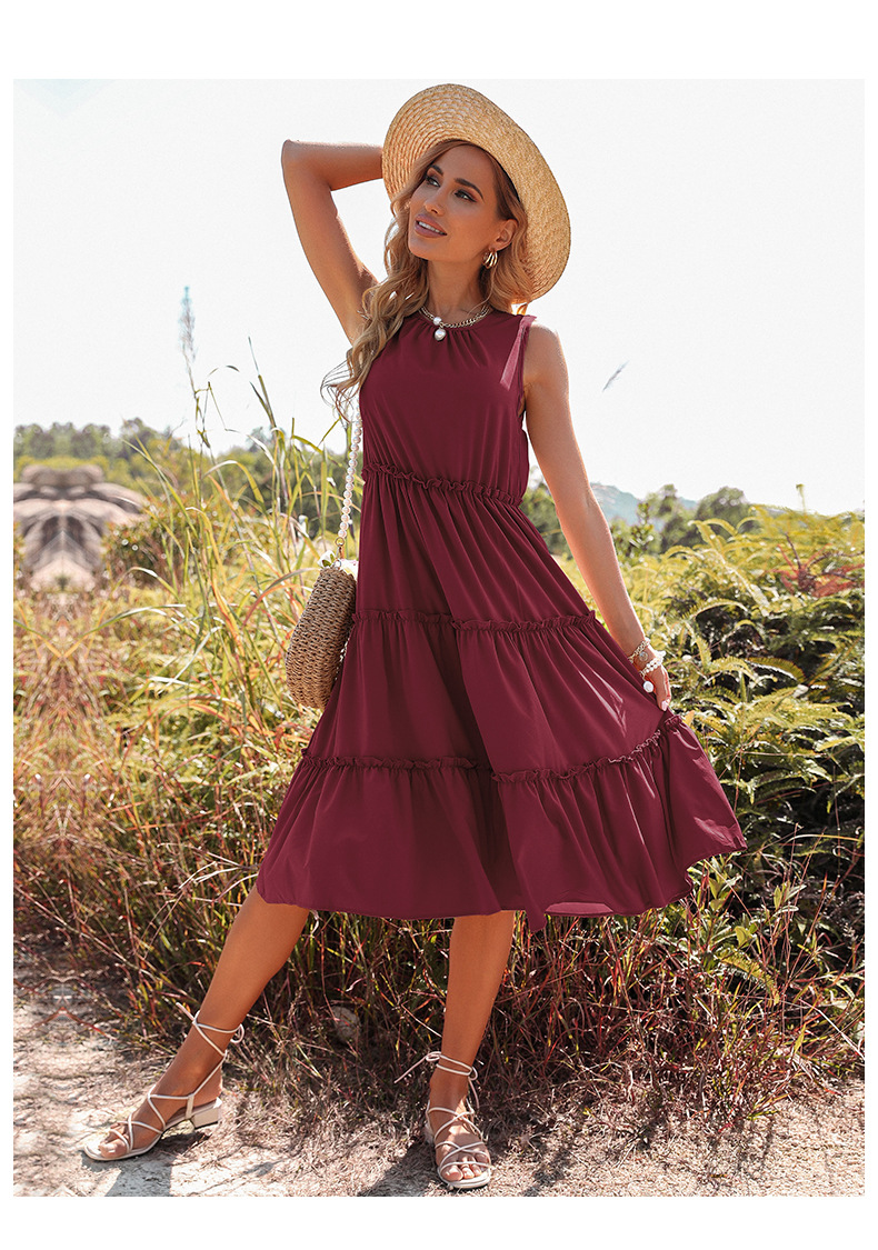 Abito da festa con bordo in legno plissettato solido_voghion.com