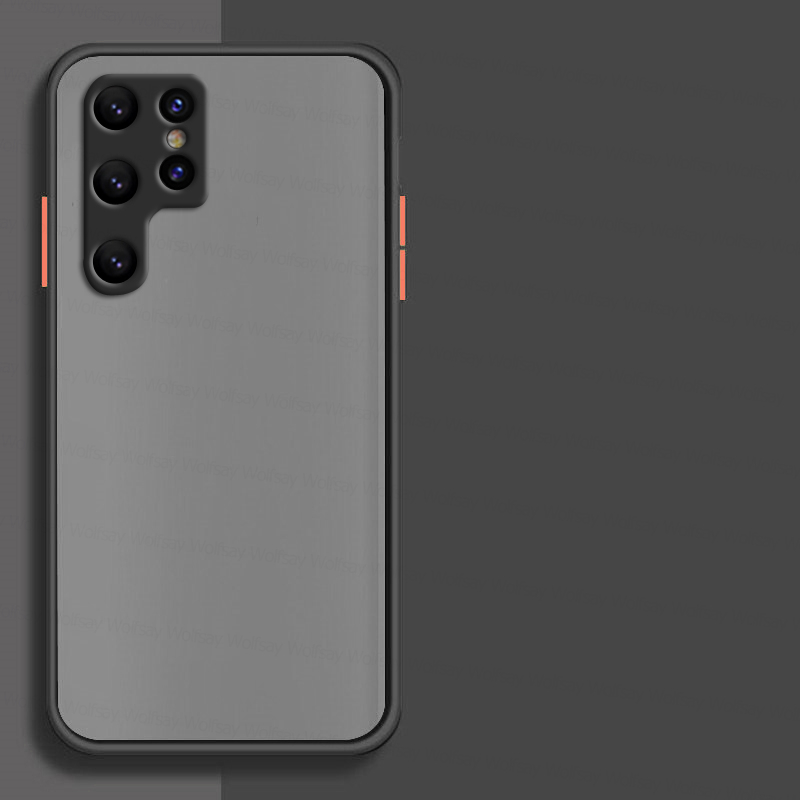 Matte PC-Abdeckung für Samsung Galaxy S22 Ultra Hülle Samsung S10 S20 S21 S22 Ultra Cover Stoßfest Hard_voghion.com