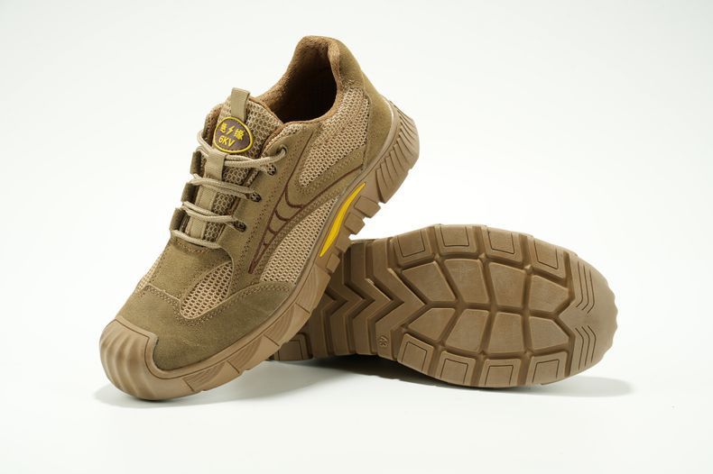 Spezielle Herren-Arbeitsschuhe zum Schnüren, Werkstatt-, Stoß- und Durchtrittschutz, niedrige Schafthöhe, Sicherheits- und Schutzschuhe für Baustellen, rutschfest_voghion.com