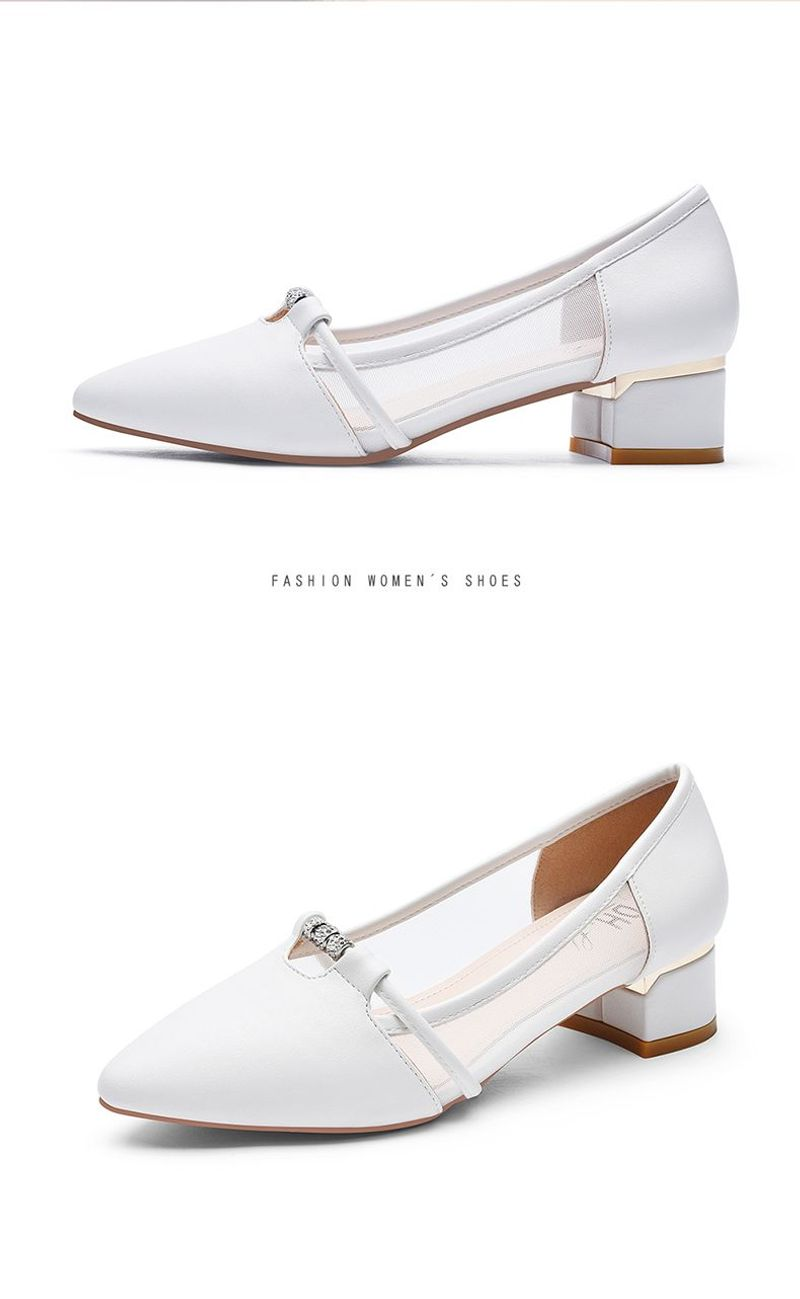 WTEMPO Damen Pumps aus echtem Leder, hochwertig, zum Hineinschlüpfen, Party, Freizeit, Arbeit, Damen, Büro_voghion.com