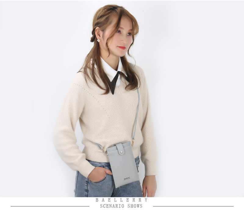 2023 nuovo cellulare versione coreana multi-card cerniera obliqua borsa da donna moda portafoglio verticale_voghion.com