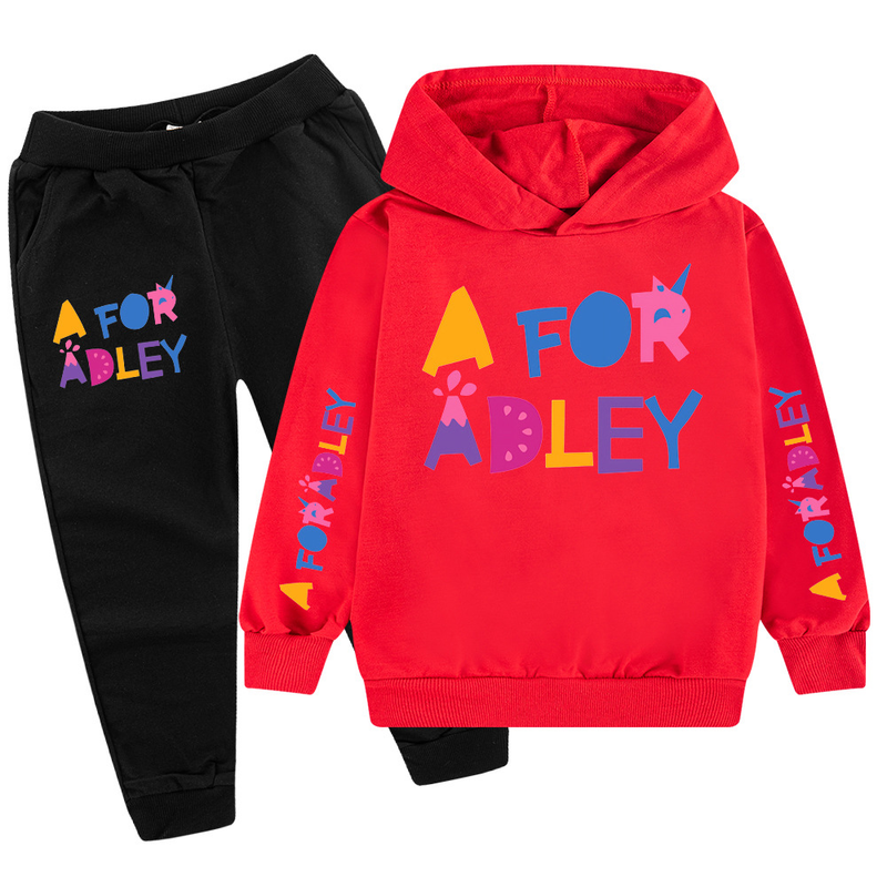 100 CM-170 CM ropa mediana a grande conjunto para niños Sudadera con capucha + Pantalones PB814XX_voghion.com