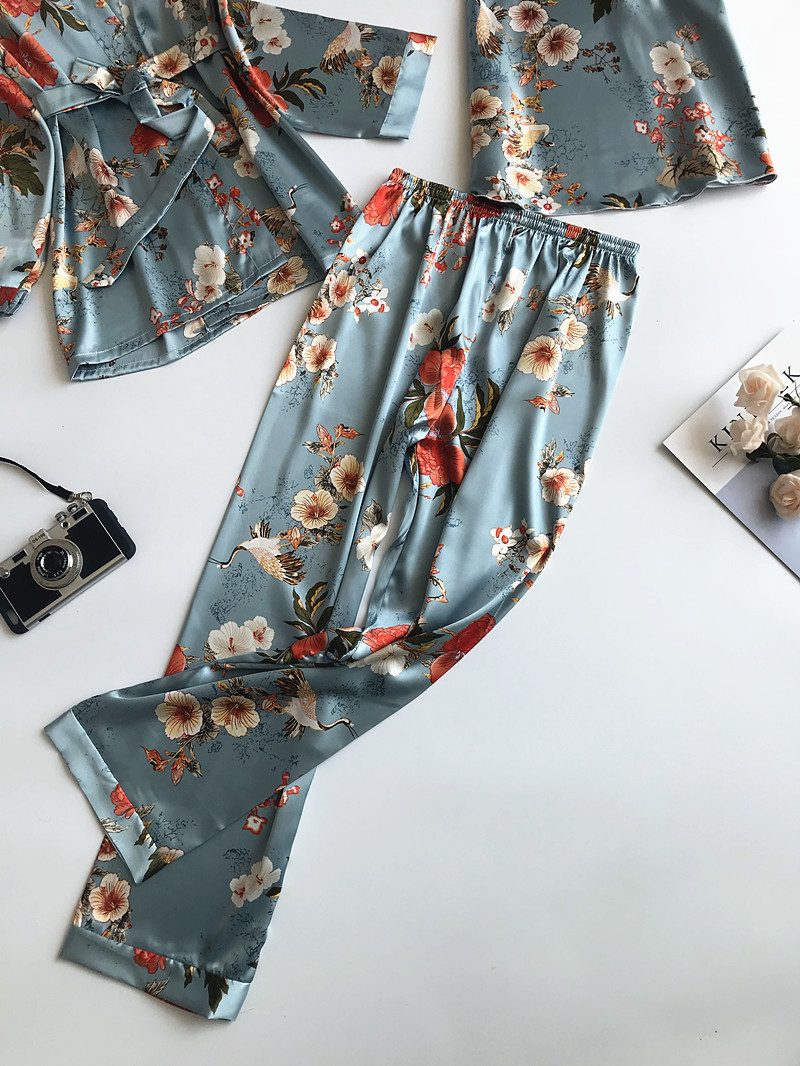Vêtements de maison Sexy pour femmes, ensemble deux pièces, pyjama en dentelle confortable, ensemble trois pièces pour femmes_voghion.com