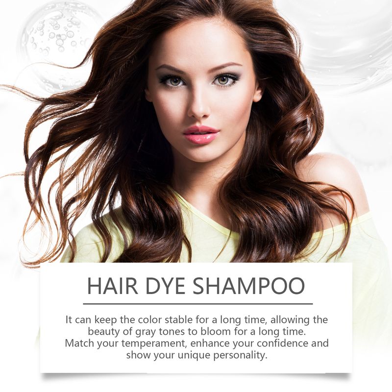Shampoo Plant Extract DIY Gentle Easy Coloring Cleansing Nourishing Smooth Shiny Hair Care_voghion.com