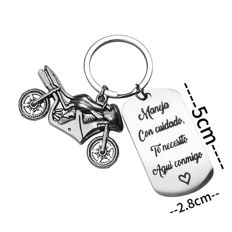 Europa und die Vereinigten Staaten heißer Verkauf Mitarbeiter Danke Geschenk inspirierende Schlüsselanhänger Motorrad Zubehör Edelstahl Schlüsselanhänger_voghion.com