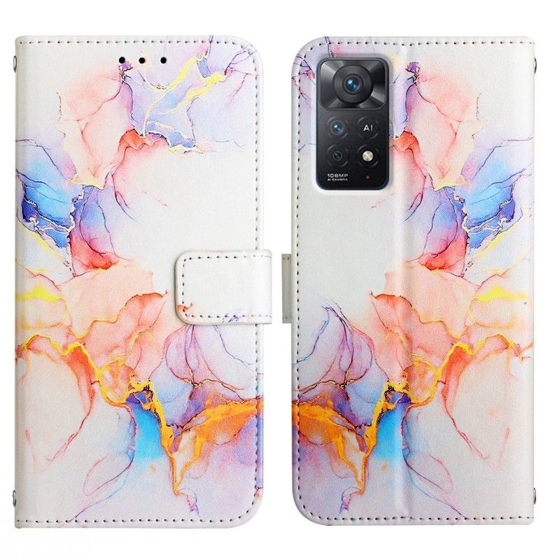 Custodia con collana e portafoglio per Samsung Galaxy S24 Ultra S22 S23 Plus A53 A54 A34 A15 A25 A55 A35 S20 FE con cinturino in marmo_voghion.com