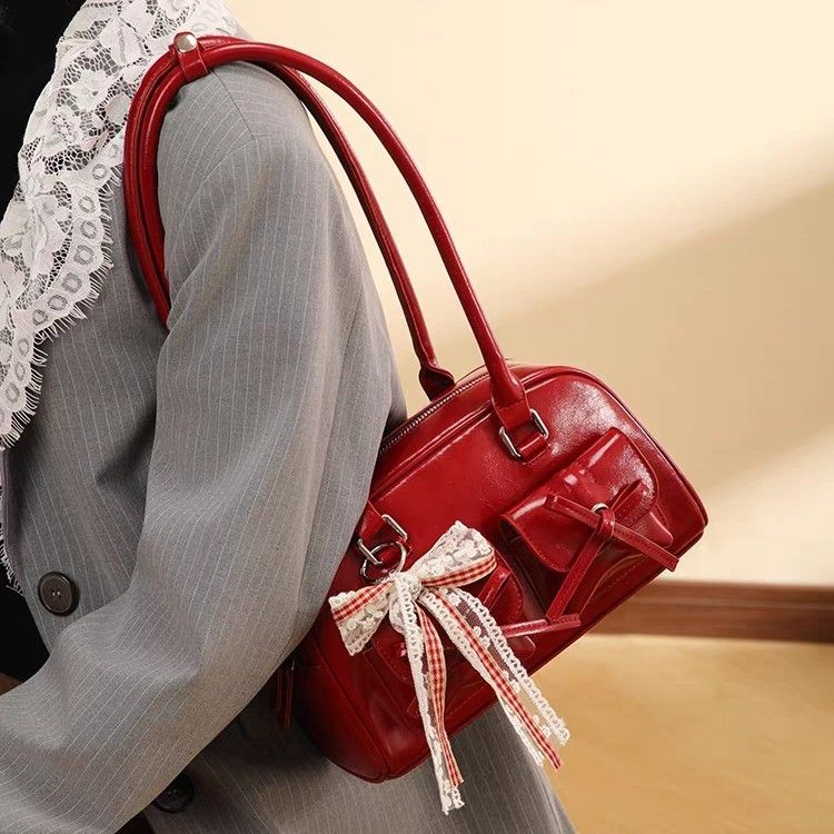 Borsa a tracolla da donna PU Korean Baseball Hundred, versione leggera e lussuosa della moda_voghion.com