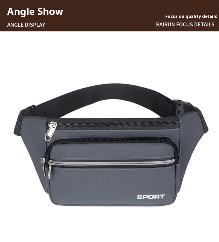 Mobil Tailletasch fir Männer a Fraen, déi op Baustellen schaffen Multifunktionell grouss Kapazitéit waasserdicht haltbar Crossbody-Tasch_voghion.com