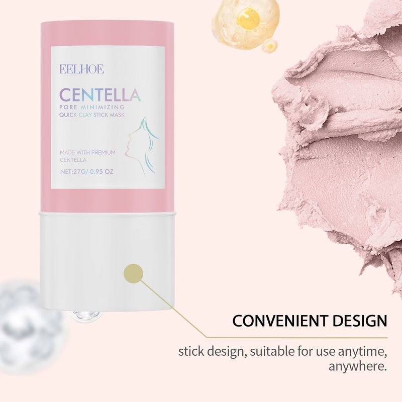 EELHOE Centella Asiatica Clay Cleansing Stick Maschera viso idratante profonda e lenitiva per la pelle_voghion.com