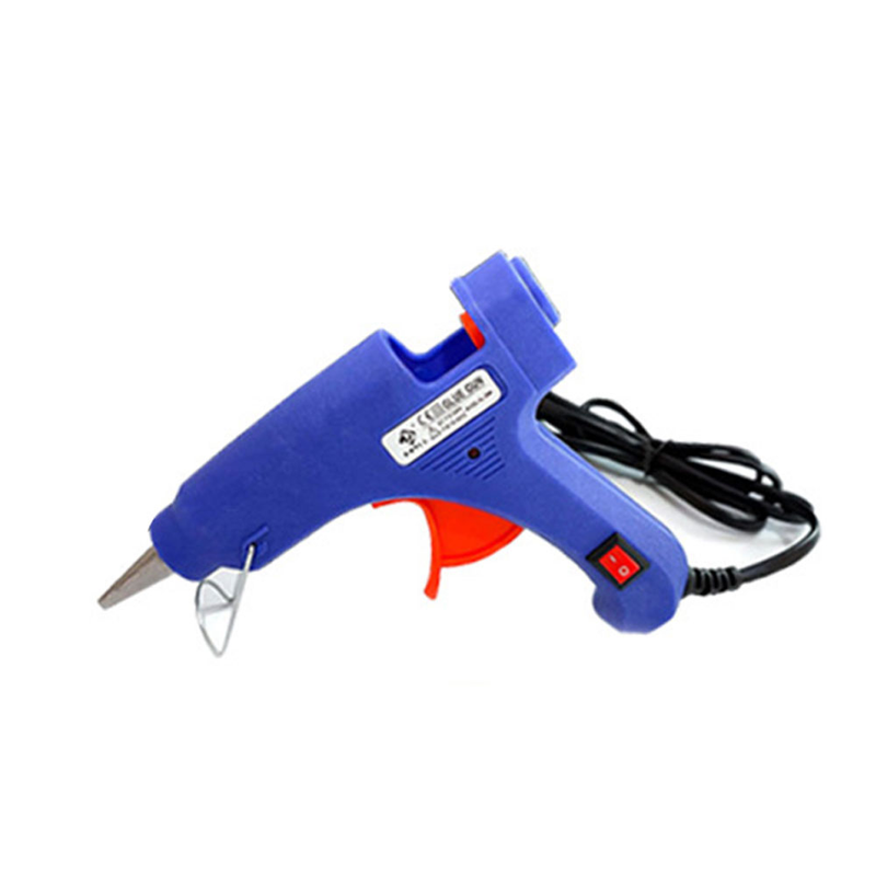 DIY syværktøj 20W med afbryder smeltelimpistol manuel elektrisk limpistol med indikatorlys smeltelimpistol_voghion.com