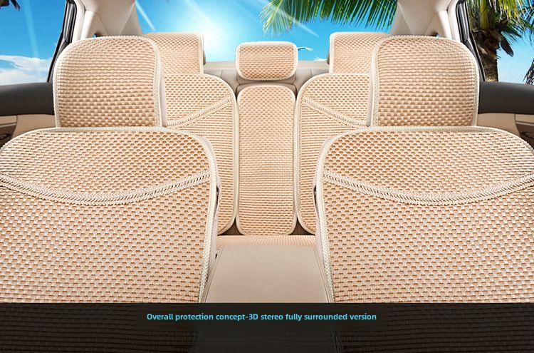Almofada Four Seasons 006 cartoon China nó todo gelo seda almofada de assento de carro verão almofada de assento conjunto estofamento suprimentos_voghion.com
