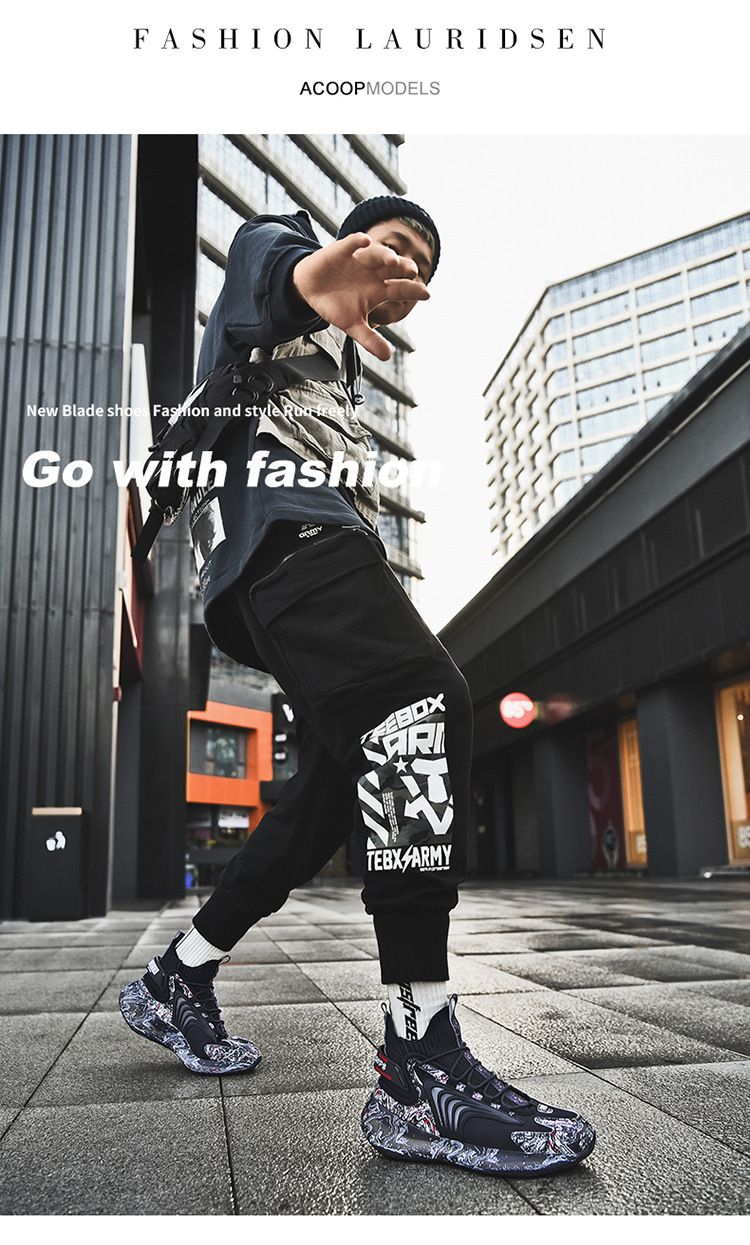 Men's new large high top basketball sneakers winter plush insulation casual dad men's trendy shoes_voghion.com