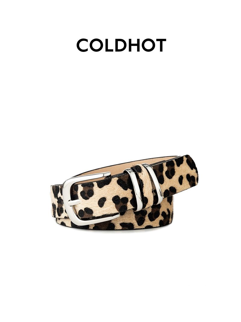 Cintura COLDHOT originale con fibbia ad ardiglione, stampa leopardata e stampa serpente, cintura alla moda, versatile, retrò Y2k, Shibuya Spice Girl_voghion.com