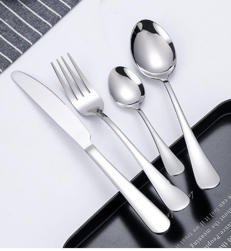 Stainless Steel Cutlery Set Creative 24 Piece Gift Box Western Steak Knife Fork And Spoon_voghion.com