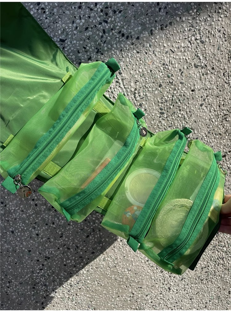 Tagi.Hadou Chicken Rolls Aufbewahrung, süße Make-up-Tasche, tragbare Handtasche mit großer Kapazität_voghion.com