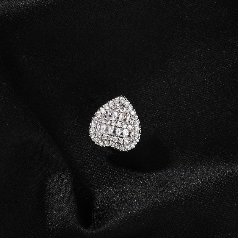 Hip-Hop-Grills für Herren mit herzförmigem Zirkonia – vergoldeter und versilberter Zahnschmuck für stylische Outfits, Persönlichkeit, Hip-Hop, trendige Accessoires_voghion.com