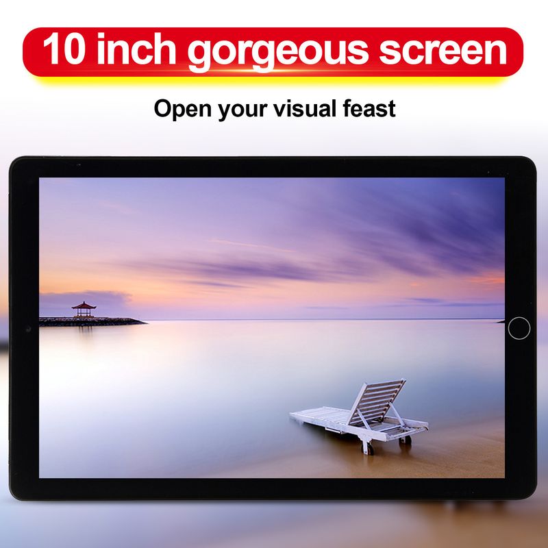 Tablets 10 Inch Tablet Computer,Three Cameras, 6735 Dual SIM Card Calls, HD Screen_voghion.com