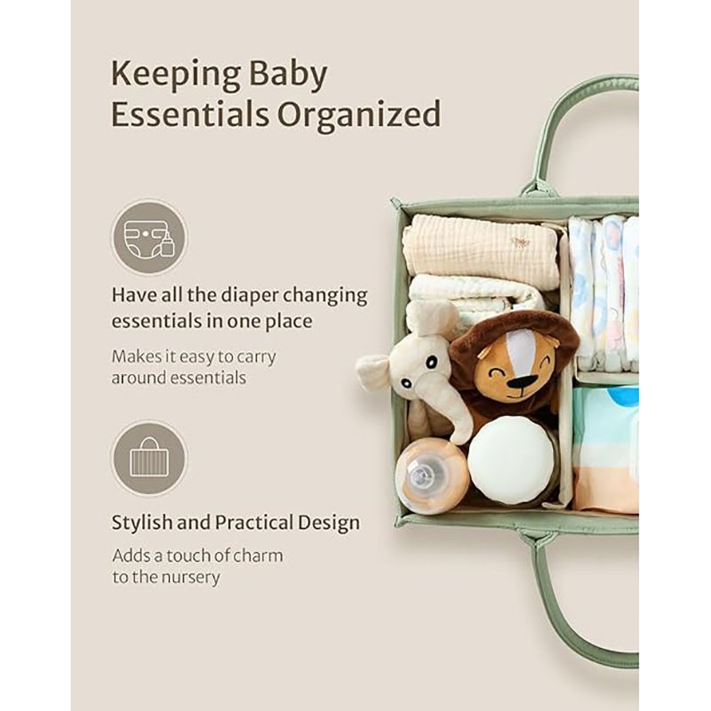 Mother Baby Diaper Storage Diaper Bag Large Capacity Foldable Travel Hanging Bag Phone Bottle Holder Storage Bag Baby Organizer_voghion.com