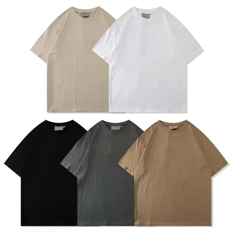 Mens Designer Clothes T Shirts dresses Homme Blanc Tee Chest Letter Laminated 100% Pure Cotton Print Short Sleeve High_voghion.com