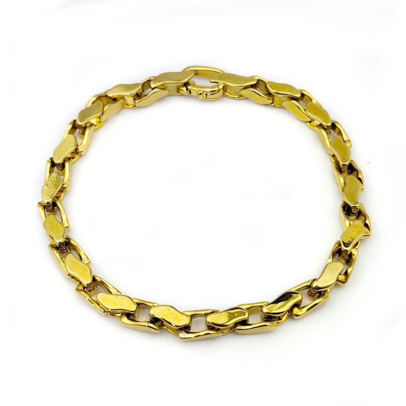 Acciaio inossidabile 6MM largo acciaio inossidabile coppia personalità Hip Hop catena braccialetto uomo_voghion.com