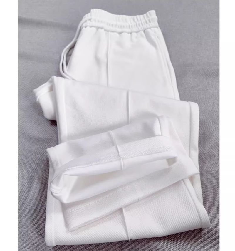 Herrenbekleidung Trendy Mid Line Sporthose Lockere Gerade Hose mit Kordelzug Lässige Vielseitige Drapierung Mittelnaht Arbeitskleidung Jogginghose_voghion.com