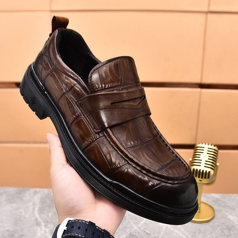 ShoeGlobe Herrenschuhe im britischen Stil, Business-Schuhe für Trauzeugen, schwarze, formelle Schuhe mit weicher Sohle, Sommer- und Freizeitschuhe aus Leder, Hochzeitsschuhe für Herren_voghion.com