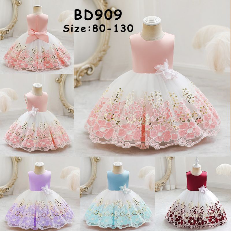 Kinderkleidung Blumenmädchen Kleinkinderkleid Babymädchenkleid Festivalfeier Mädchenkleid Rock_voghion.com