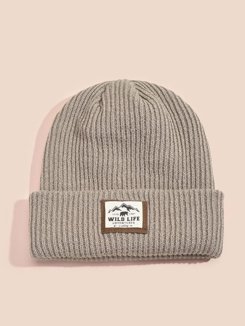 Gorro de invierno de punto para mujer con pompón - Hilo acrílico suave, cálido y elegante para el frío, diseño unisex a la moda_voghion.com