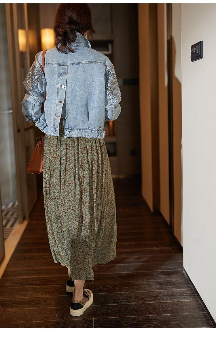 Chaqueta vaquera para mujer Chaquetas para mujer Abrigos vaqueros Chaqueta vaquera para mujer Chaqueta vaquera para mujer Abrigo de mujer Nuevo en_voghion.com