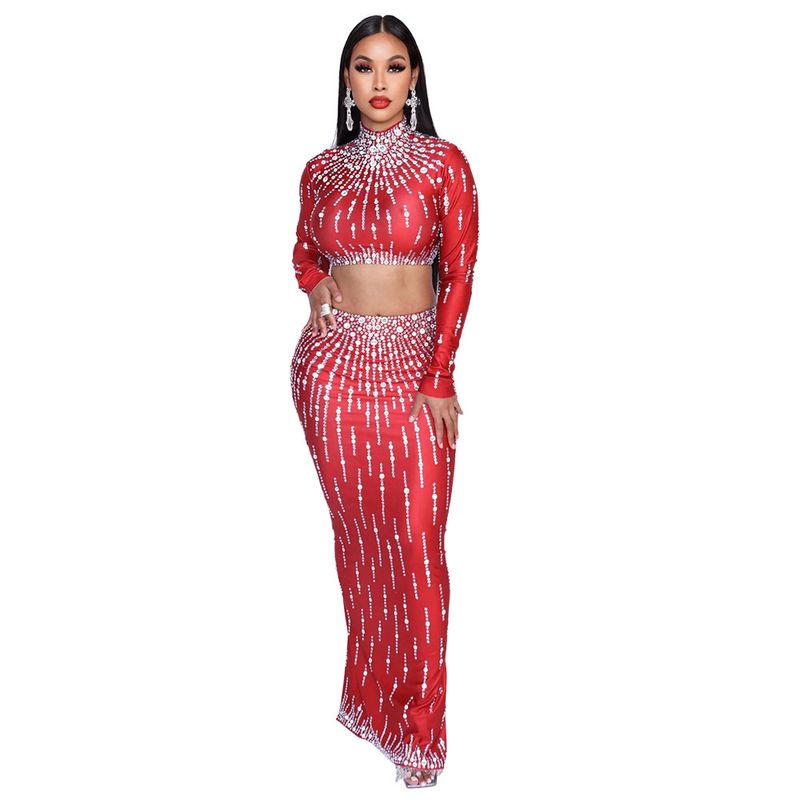 Trägerloses Crop-Top & Weite Hose Set - Elegantes Zweiteiler-Outfit für Damen_voghion.com