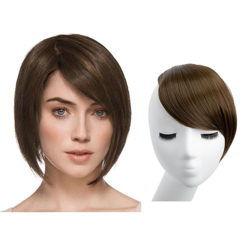 Peruci cu breton oblic, breton din fibre chimice, breton cu clips, breton invizibil, peruci sexy_voghion.com
